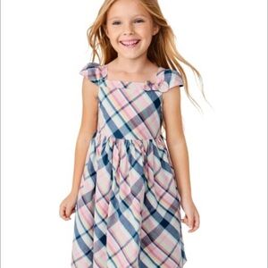Gymboree Spring Plaid Dress - Pink and Blue